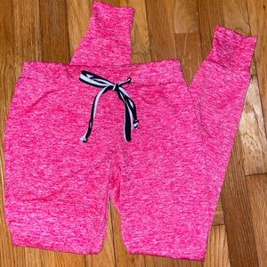 Pink jogger leggings